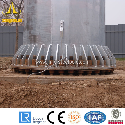 Electrical Transmission Line Distribution Steel Poles